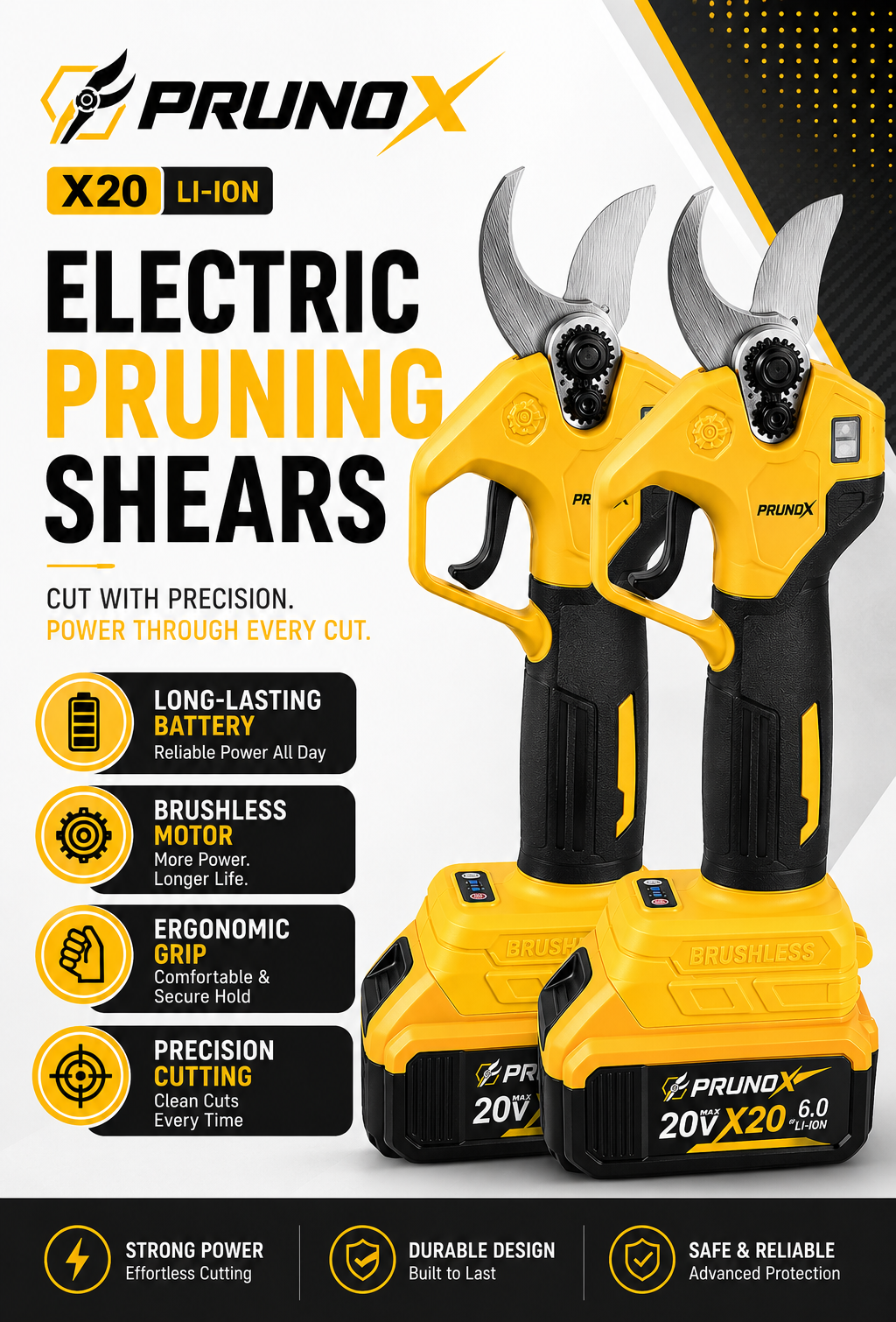PRUNOX™ X20 Brushless Electric Pruning Shears