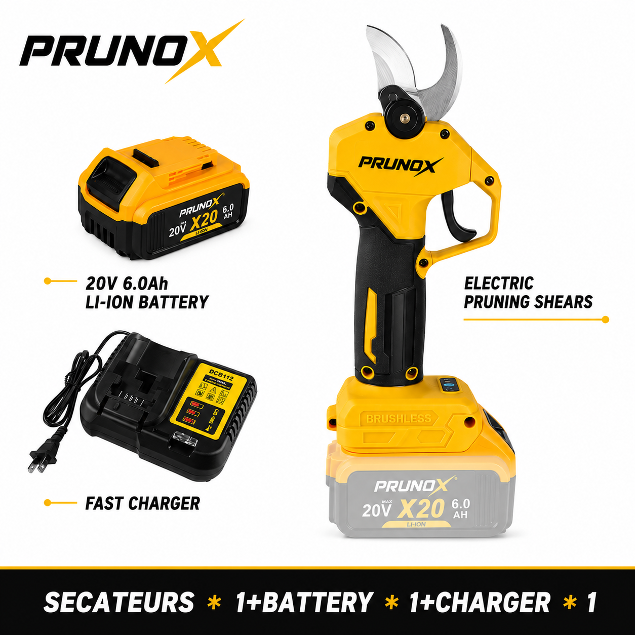 PRUNOX™ X20 Brushless Electric Pruning Shears